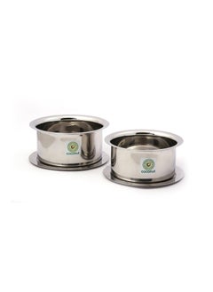 KCL Coconut Tope & Lid Stainless Steel Cookware Set of 2 750 ML & 1000 ML  - Image 2