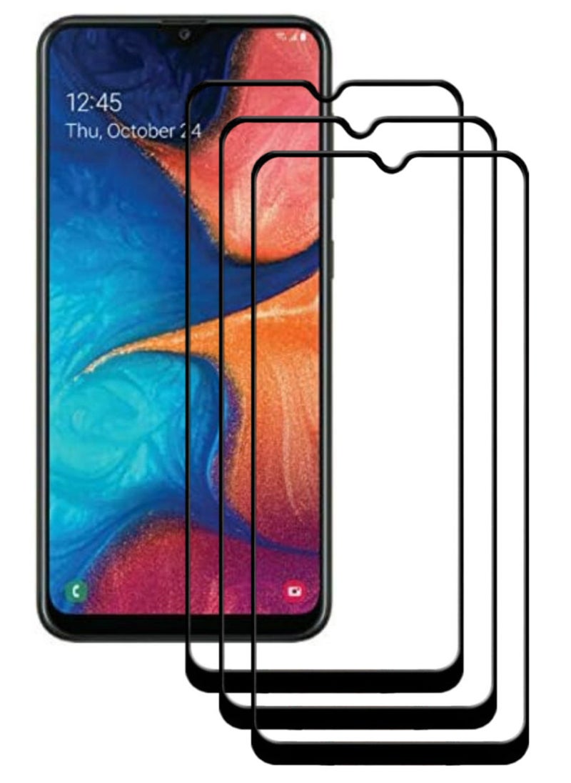 ACLIX 3 Pieces Antistatic ESD Dustproof Premium Quality High Definition Tempered Glass Screen Protector Designed For Samsung Galaxy A20 - Image 1