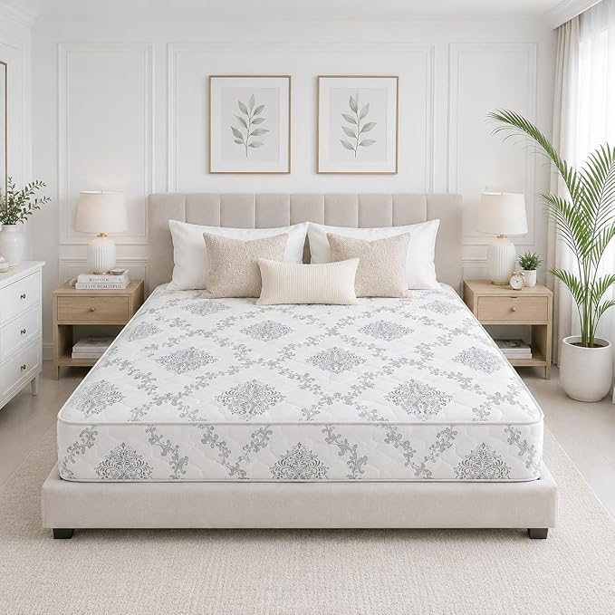 Extra Firm Medical Mattress |(W150xL200xH13cm)|(13cmThickness)|Orthopedic Foam | Back Pain Relief | American Tricot Fabric - soft White Fabric
