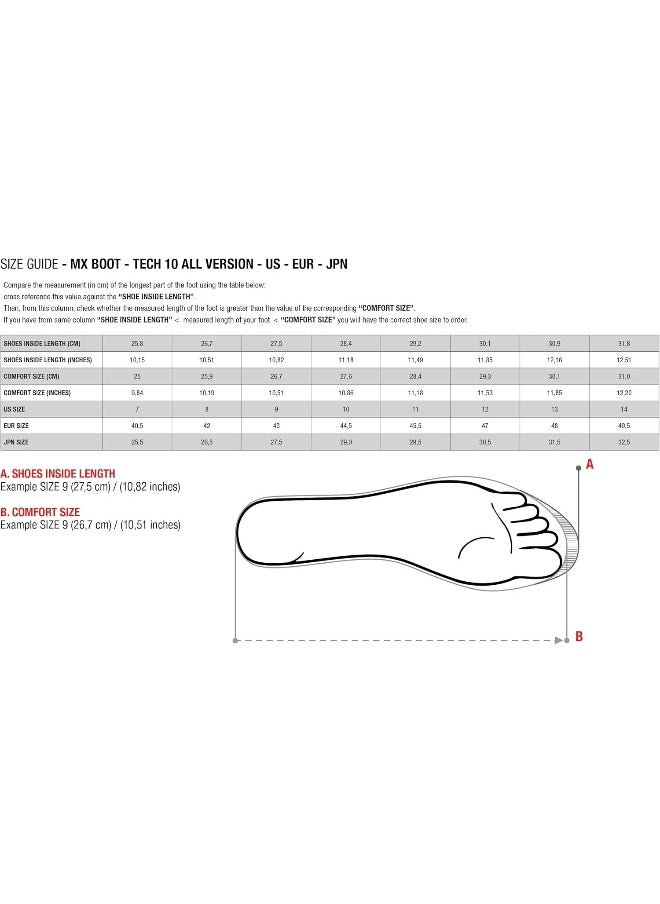 Alpinestars - Tech 7 Mx/Off Road Boot Size 11 - Image 1
