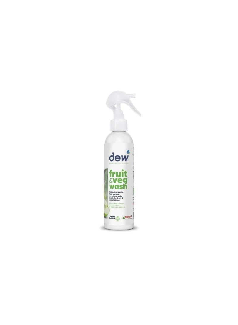 Dew Kinder Safer Fruit and Veggie Cleaner Spray 250ml | Hypoallergenic & Chemical Free | Effective Pesticide and Bacteria Remover - Image 4