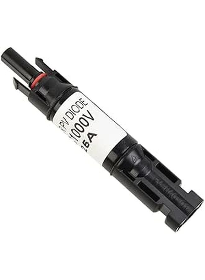 Inline PV Fuse Holder 25A 1000VDC IP67 Waterproof with Diode for Solar Panel Array Protection Class II - Image 1