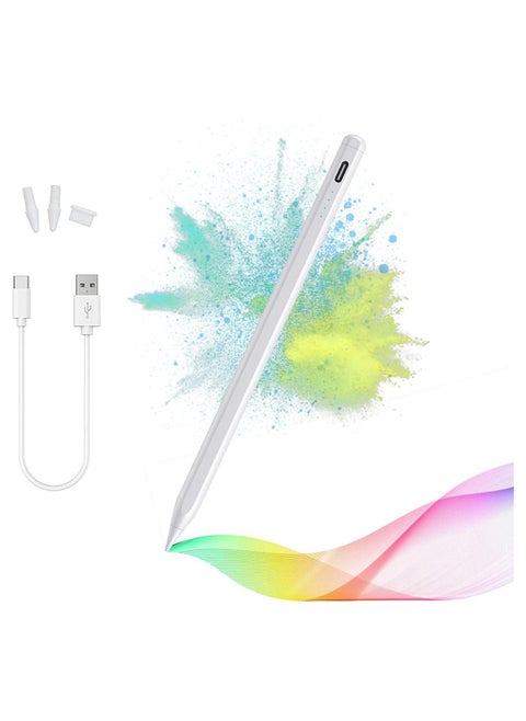 Stylus Pen for iPad with Palm Rejection, Active Pencil Compatible with (2018-2022) Apple iPad Pro (11/12.9 Inch),iPad Air 3rd/4th Gen,iPad 6/7/8th Gen,iPad Mini 5th Gen for Precise Writing/Drawing