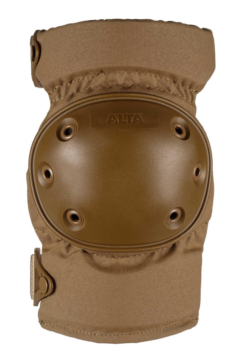 ALTA 52913.14 AltaCONTOUR Knee Protector Pad, Coyote Nylon Fabric, AltaLOK Fastening, Flexible Cap, Round, Coyote - Image 1