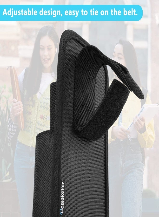 Homakover 1680D Nylon Belt Pen Holder Multifunctional Adjustable Pencil Holder Pouch Pen Sleeve Case for Sharpie Fine Point, Rulers and Scissors (Black) - Image 2