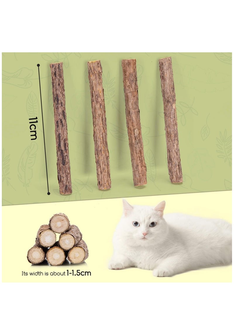 Cat Teeth Grinding Chew Toy for Cat Kitten Natural Matatabi Dental (5pcs)