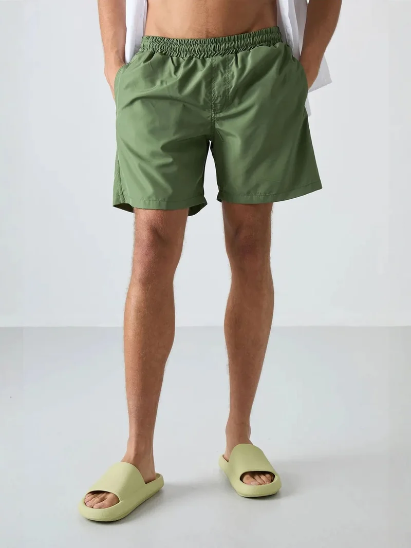 Tommylife Sage Green TOMMY Men's Pull-On One-Piece Shorts Set for Men | Best Price UAE