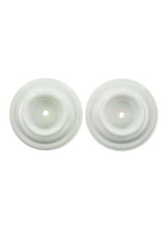 ACE 2-Piece Wall Mounted Door Stop White 1 x 1-7/8 Inch 5295019  - Image 3