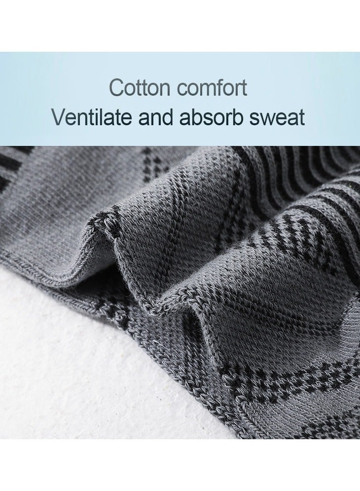 infino جوارب رياضية للرجال (6 قطع) - منخفضة الطول، تمتص العرق، مقاومة للرائحة، راحة لجميع الفصول - مثالية للأسلوب النشط، الركض والاستخدام اليومي - مجموعة الجوارب النهائية للرجال - Image 4