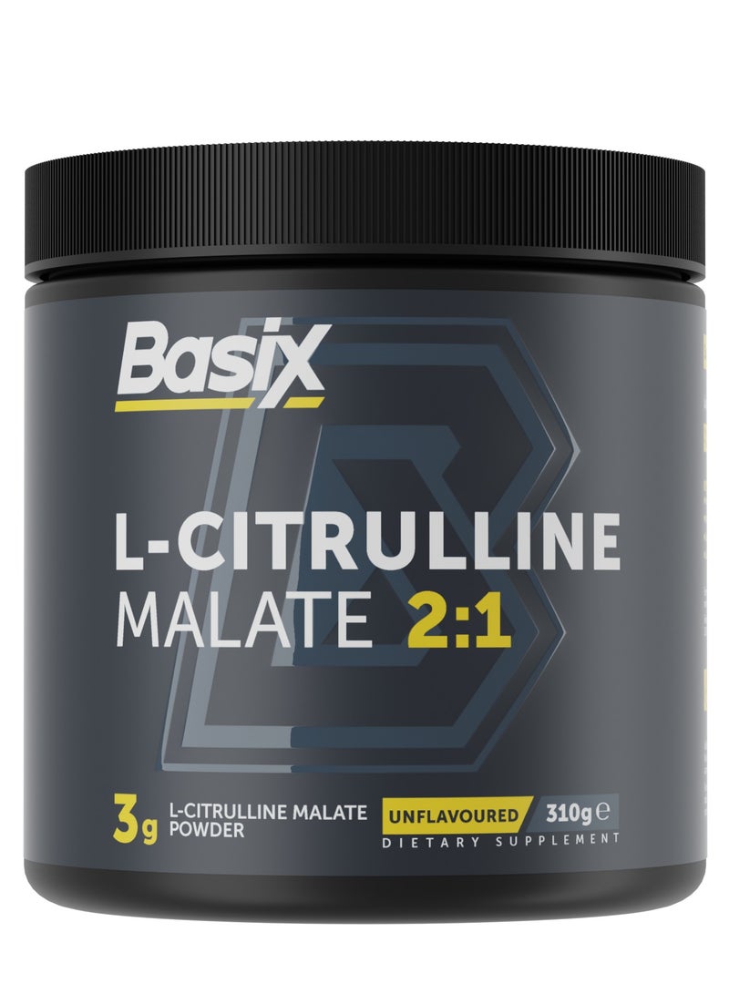 Basix L-Citrulline Malate 2:1 310g 100 Serving - Image 1