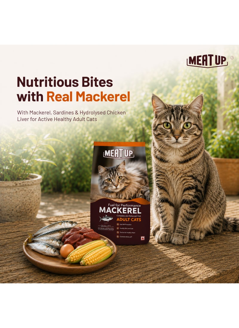 Meatup Dry Cat Food Real Mackerel (Buy 1 Get 1) - Image 3