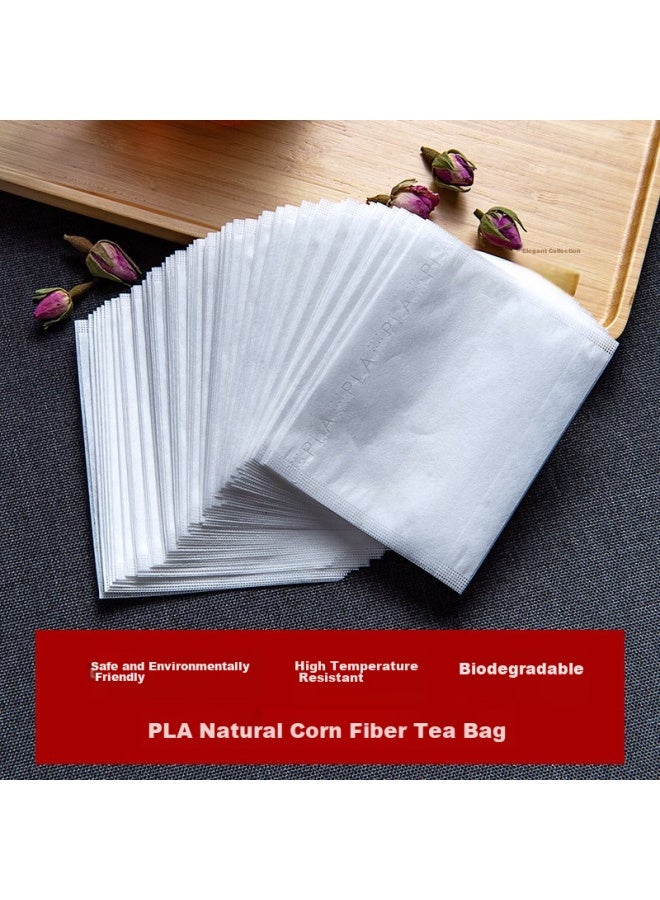 All-round Quanshi Corn Fiber Tea Bags, Tea Filter Bags, Herbal Medicine Filter Bags, Tea Residue Bags, Marinade Seasoning Bags, Soup Making Bags, 150 Pieces  - Image 5