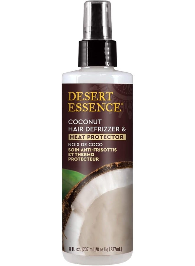 Desert Essence Coconut Hair Defrizzer & Heat Protector Spray 235 ml - Image 1