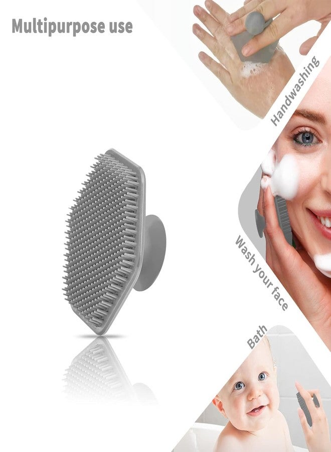 CETLO Silicone Face & Body Cleaning Brush | Gentle Exfoliating Facial & Body Scrubber | Soft Silicone Bristles for Deep Cleansing & Skin Massage | Waterproof Daily Bath & Shower Accessory for Men & Women - Image 5