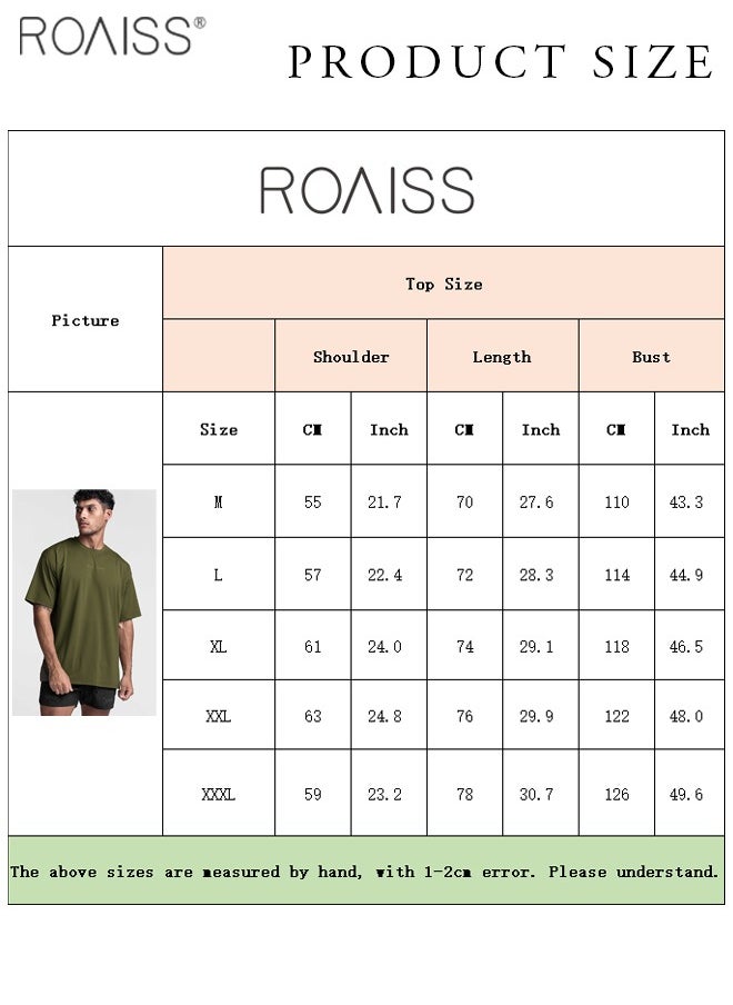 Men's Loose Fitting Breathable Sports Quick Drying T-Shirt Fashion Round Neck Running Fitness Short Sleeved Top Everyday Versatile Pullover - pzsku/Z0F5D70E3C4D6C255AA25Z/45/_/1725437345/6a259d9b-e645-4af8-a8be-ffb8187f5b33