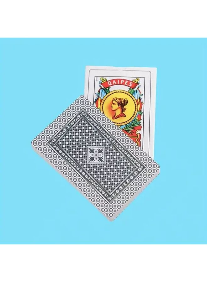 1Set 50Pcs Spanish Poker Cards Exquisite Casual Paper Game Playing Set - Image 5