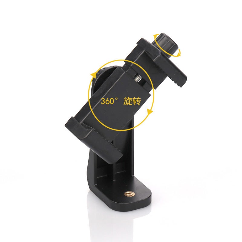 Live Mobile Phone Clip Tripod Clip Horizontal S Vertical S Selfie Stick Triangle Bracket Fixed 360 Rotating Clip - Image 5