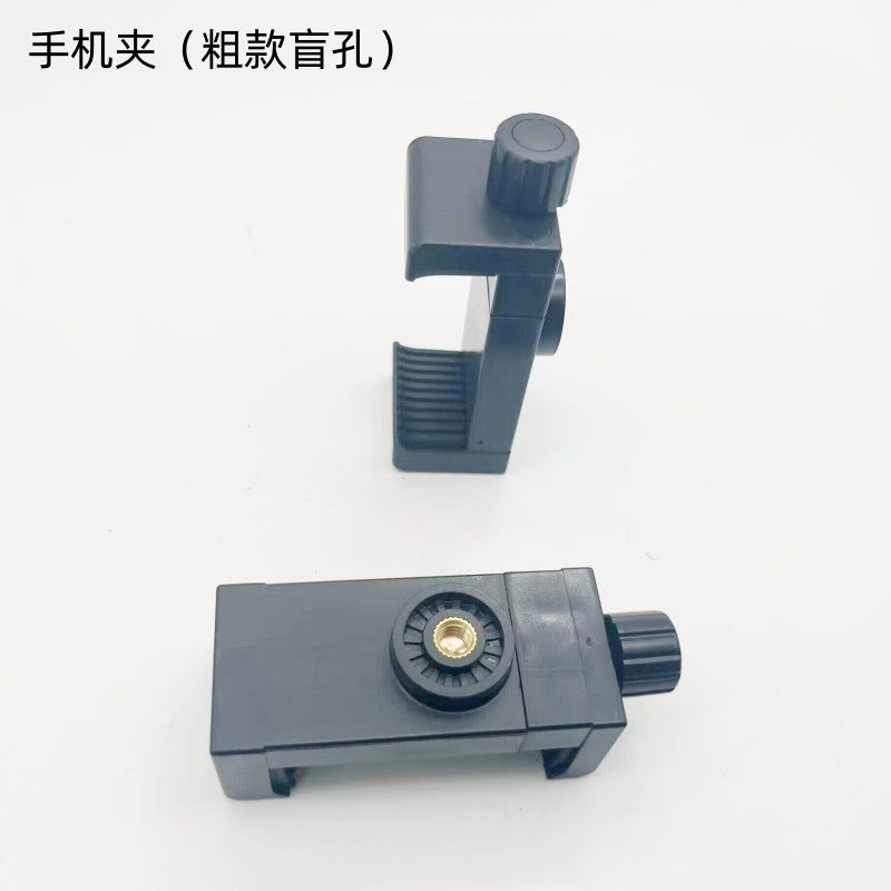 Live Mobile Phone Clip Tripod Clip Horizontal S Vertical S Selfie Stick Triangle Bracket Fixed 360 Rotating Clip - Image 1