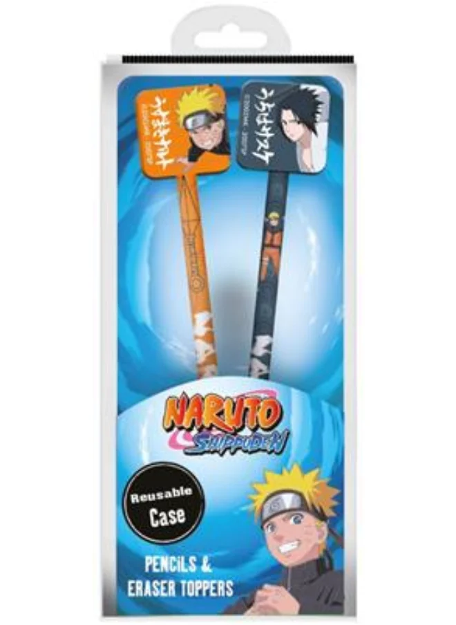 بيراميد NARUTO (NATURO & SASUKE) PENCILS WITH TOPPERS