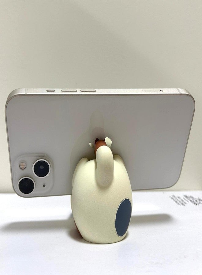 Eysinyge Resin Cat Figurine Phone Stand - Sturdy Design to Hold Smartphones Without Tipping, Cute Phone Holder Gift for Cat Lovers, Desk Decor Accessory 5.7 oz 3.3 x 2.3 x 2.0 in - Image 5