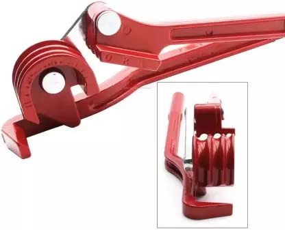 Helmik 180 degree Aluminum 3 in 1 Heavy Duty Manual Pipe Tube Bending Tool Pipe Tube bender Manual Elbow Tool Manual Elbow Tool Pipe Cutter Size 14 6mm 516 8mm and 38 10mm - Image 4