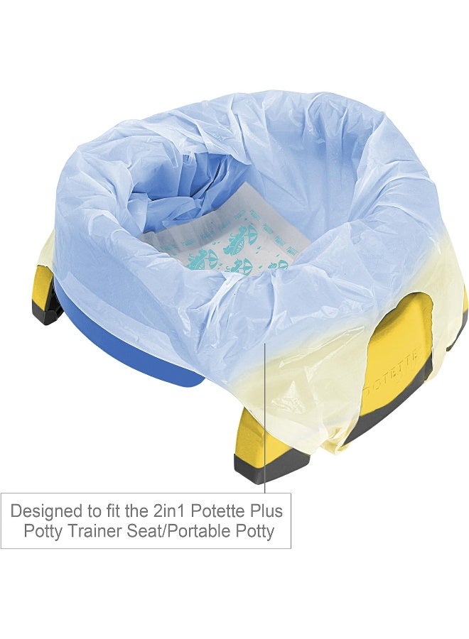Kalencom Kalencom Potette Plus Potty Seat Liners with Magic Disappearing Ink Value Box - 90 Liners - Image 3