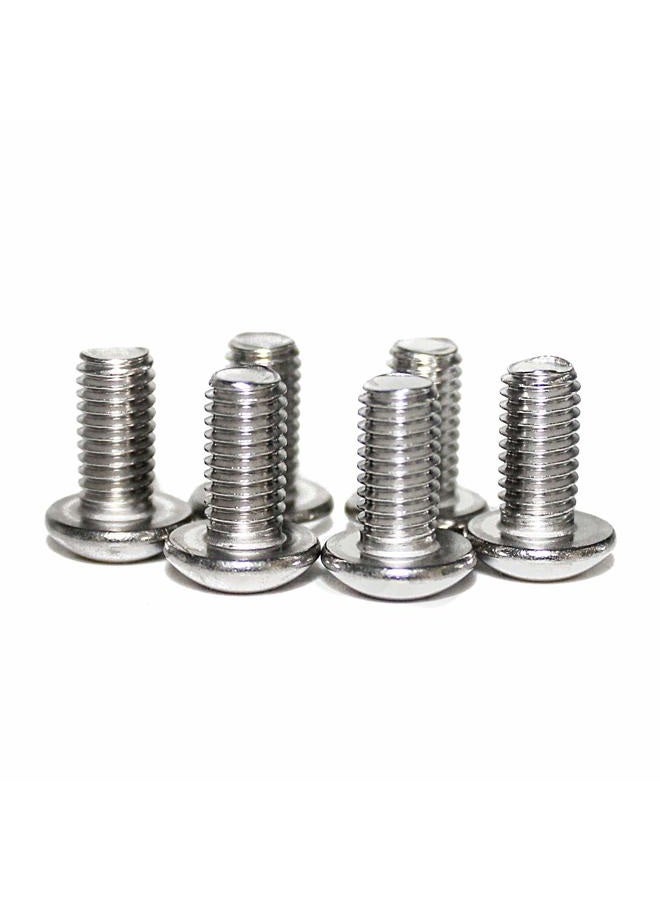 Fullerkreg Button Head Hex Drive Screw Passivated 18-8 Stainless Steel, M6 x 1.0 mm Thread M6 x 12mm - Image 1