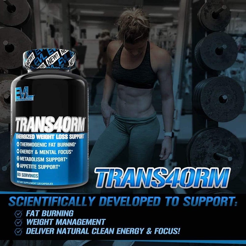 Evlution EVL Thermogenic Fat Burner Support  Fast Acting Weight Loss Energy and Appetite Support  Trans4orm Green Tea Supplement for Men and Women  60 Servings - Image 3
