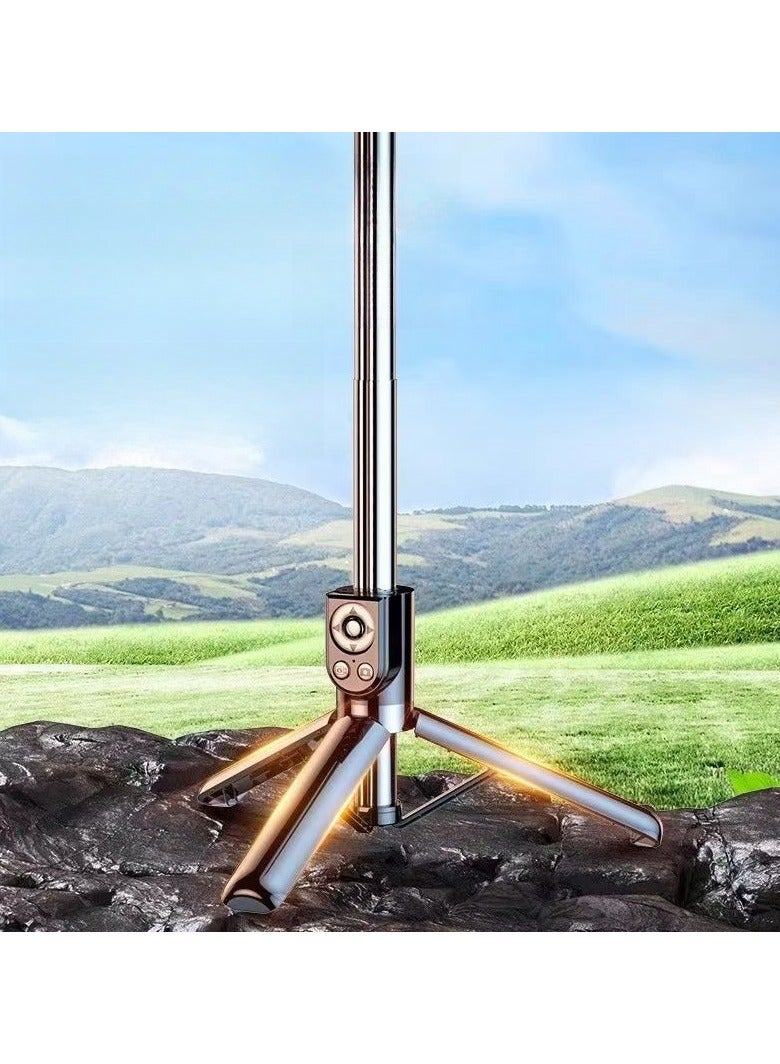 General Travel-specific portable selfie stick floor tripod universal mobile phone bracket  - Image 3