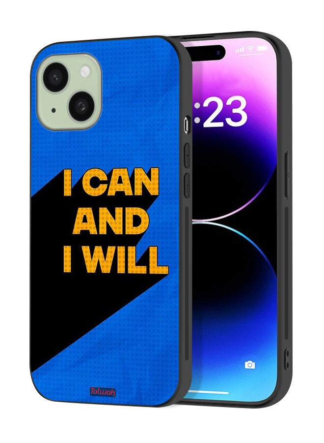 Tolwak Apple iPhone 15 Plus Protective Case Cover I Can And I Will - Image 1