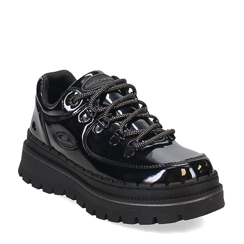 Skechers Women's Jammers - Cool Block Women's Sneaker Boots with Memory Foam, Black Patent, 6 - Image 2