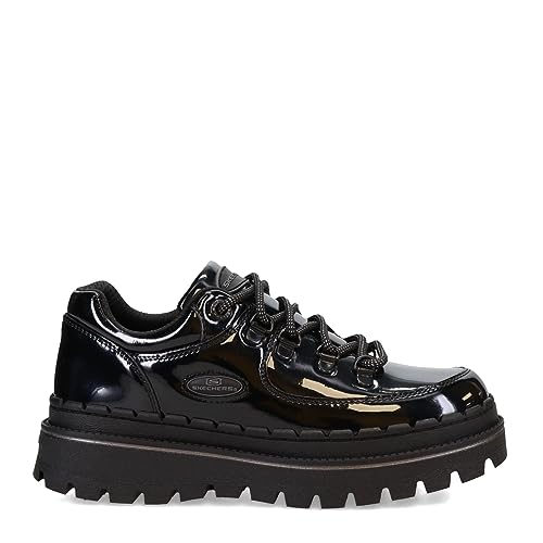 Skechers Women's Jammers - Cool Block Women's Sneaker Boots with Memory Foam, Black Patent, 6 - Image 3