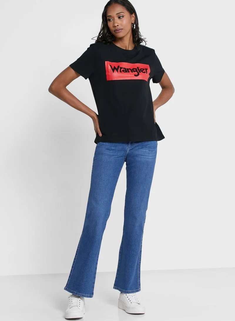 Wrangler Bootcut Midrise Stretchable Jeans