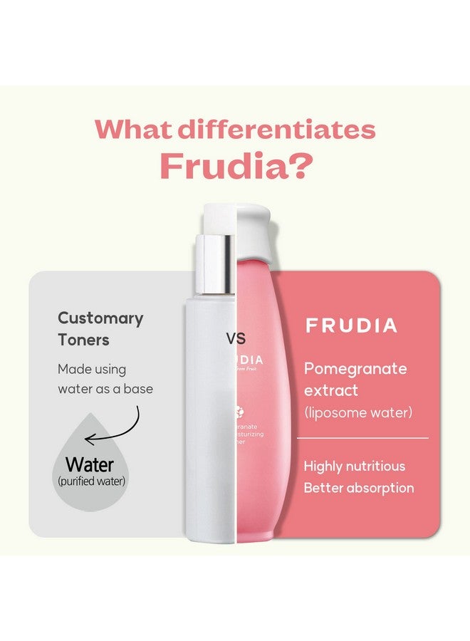فروديا ويلكوس فروديا تونر مرطب ومغذي بخلاصة الرمان | تونر لشد البشرة بخلاصة الرمان، كولاجين نباتي | تونر كوري للعناية بالبشرة للوجه | تونر لشد البشرة (6.59 أونصة سائلة) - Image 2
