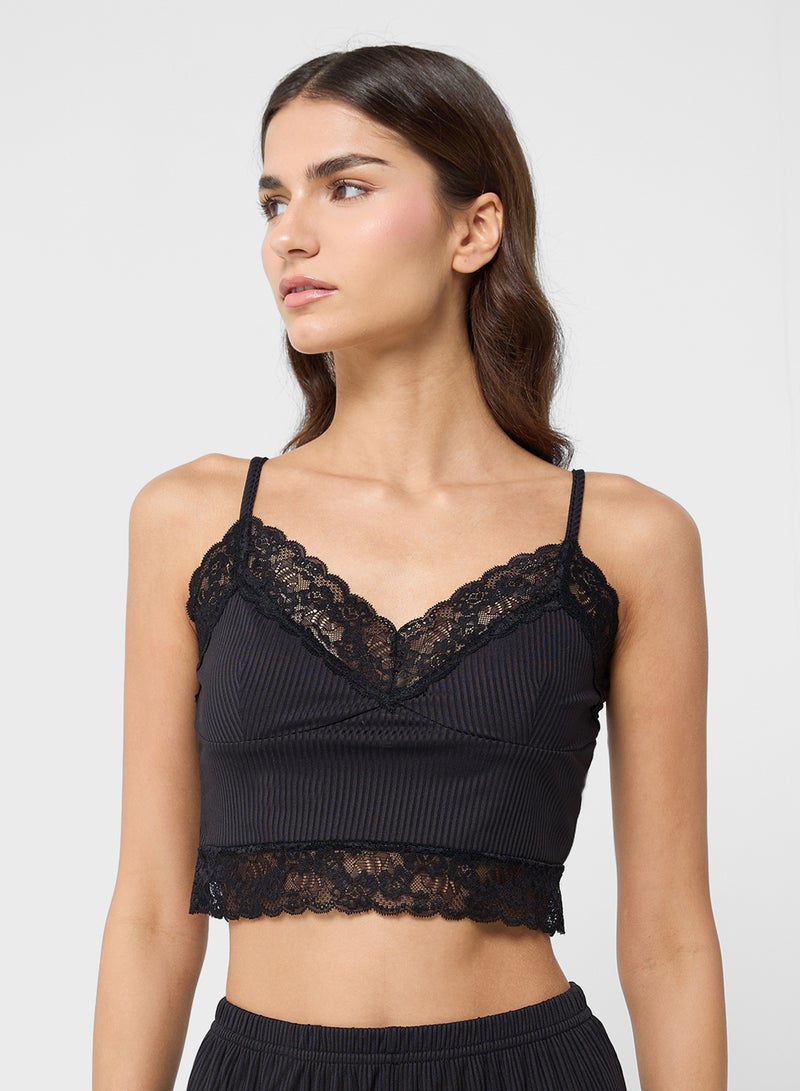 Ginger Lace Cami Top & Short Pj Set - Image 3