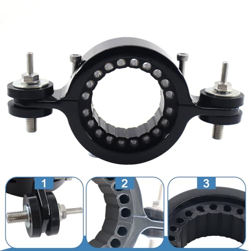QHHR Upgrade CHR03A0 Driveshaft Center Support Carrier Bearing Compatible with 2011-2023 Dodge WD Durango/Jeep WK2 Grand Cheroke 52853646AE 52853646AC Black - Image 5