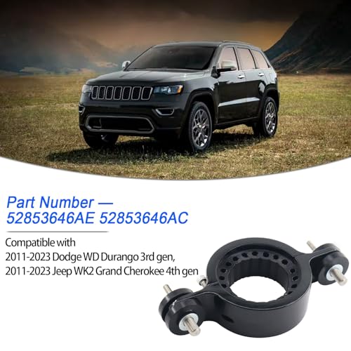 QHHR Upgrade CHR03A0 Driveshaft Center Support Carrier Bearing Compatible with 2011-2023 Dodge WD Durango/Jeep WK2 Grand Cheroke 52853646AE 52853646AC Black - Image 4
