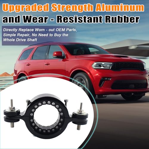 QHHR Upgrade CHR03A0 Driveshaft Center Support Carrier Bearing Compatible with 2011-2023 Dodge WD Durango/Jeep WK2 Grand Cheroke 52853646AE 52853646AC Black - Image 3