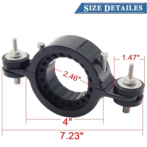 QHHR Upgrade CHR03A0 Driveshaft Center Support Carrier Bearing Compatible with 2011-2023 Dodge WD Durango/Jeep WK2 Grand Cheroke 52853646AE 52853646AC Black - Image 2