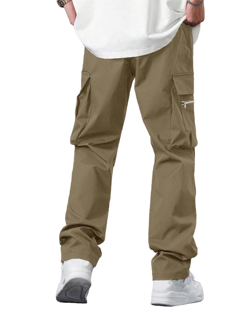 Noble Monk Men's Cargo Pant | Drawstring | Solid Cargo | Multi Pockets Trackpant - Image 3