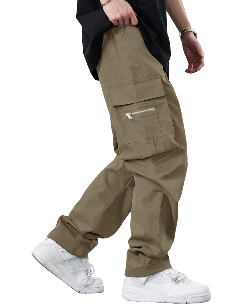 Noble Monk Men's Cargo Pant | Drawstring | Solid Cargo | Multi Pockets Trackpant - Image 4