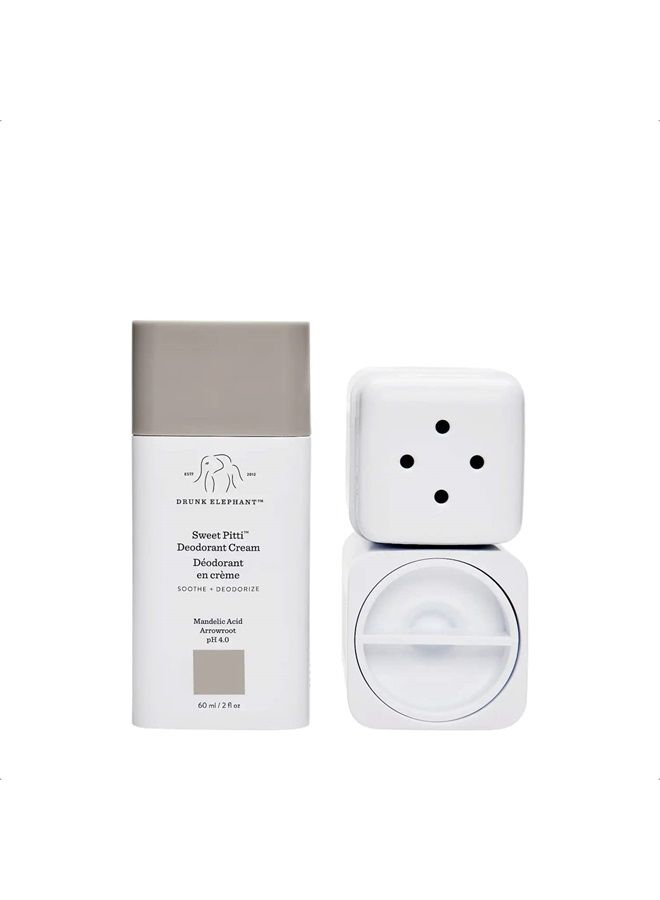 Drunk Elephant Sweet Pitti Deodorant Cream. Soothing and Moisturizing Underarm Deodorizing Cream (60 mL / 2 Fl Oz) - Image 2