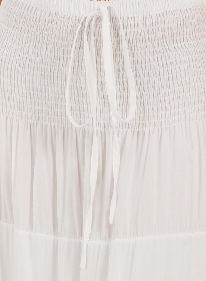 Styli Smocked Tiered A-Line Maxi Dress - Image 3