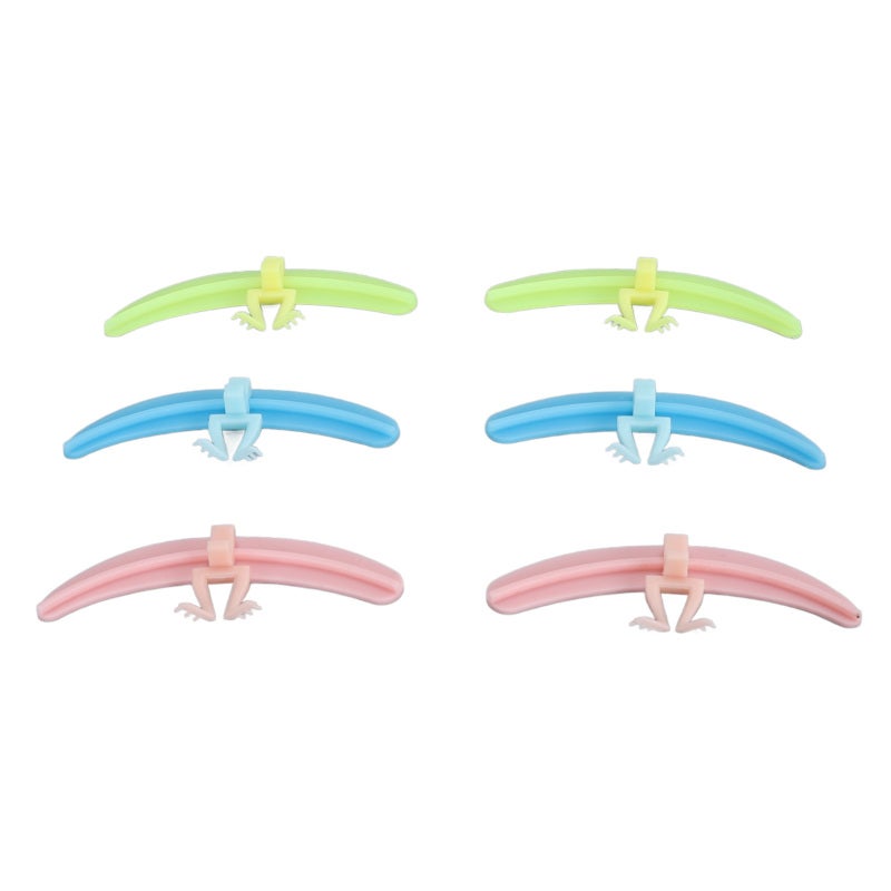 Eyelash Separator 3 Pink Blue Yellow Silicone Lash Pads Convenient Single-Tool Design - Precise Application No Hand Strain Lash Extension Tool for Lash Artists Beginners Home Lash Extension - Image 4