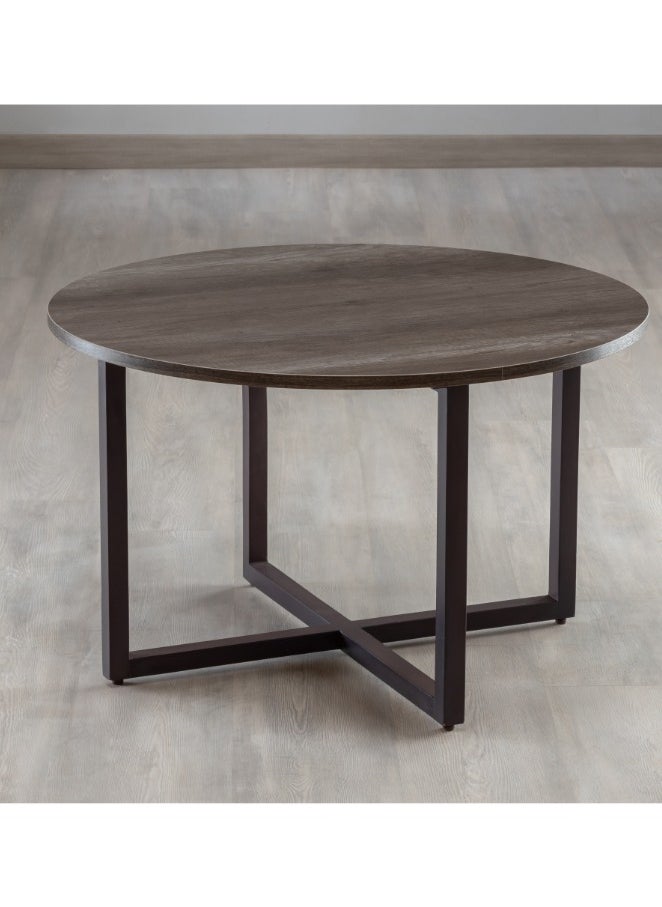 Smart Furniture Coffee Table MDF Grey 75Lx75wx45H.  - Image 1