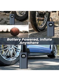 Generic Tire Inflator Portable Air Compressor, Tire Inflator with LCD Display, with 3000mAh Rechargeable Battery Air Pump Inflator for Car Tires, Motorcycle, Bike, Basketball, Other of inflatables  - Image 3
