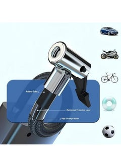 Generic Tire Inflator Portable Air Compressor, Tire Inflator with LCD Display, with 3000mAh Rechargeable Battery Air Pump Inflator for Car Tires, Motorcycle, Bike, Basketball, Other of inflatables  - Image 4