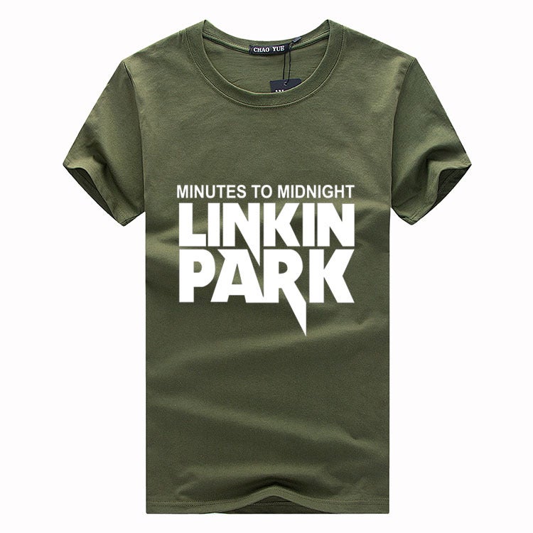 New Men's Summer T-shirt Men's Short-sleeved T-shirt Round Neck Casual Men's Half-sleeved Fashionable Printed T-shirt Large Size - Image 1