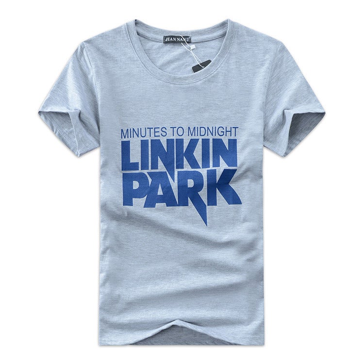 New Men's Summer T-shirt Men's Short-sleeved T-shirt Round Neck Casual Men's Half-sleeved Fashionable Printed T-shirt Large Size - Image 5