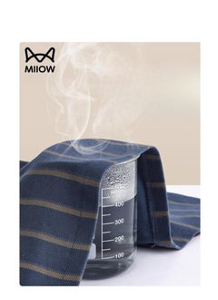 MIIOW Breathing Pajamas-Men's Pajamas Made Of Pure Cotton, Loose And Comfortable, Long Sleeved Casual Home Suit Set  - Image 3
